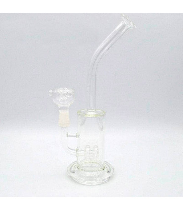 Bong de cristal con percolador 28 cm.