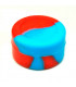 Bote de silicona antiadherente para extracciones de BHO. Rojo y azul.