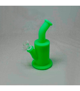 Bong de silicona desmontable.